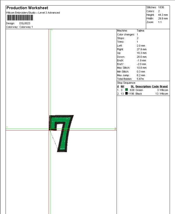 Lettering Design "7" - Image 2