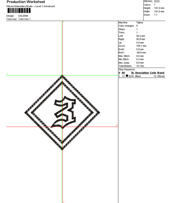 Emblem Logo "3" V-2 - Image 2
