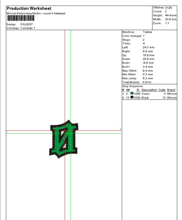 Lettering Design "0" - Image 2